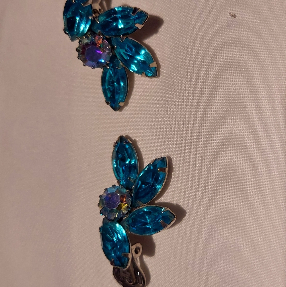 Clip on earrings pair